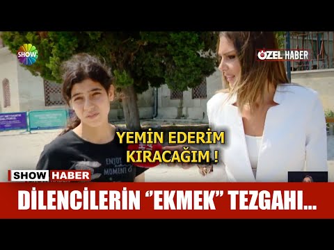 Çöpten ekmek topluyormuş gibi yapıyorlar