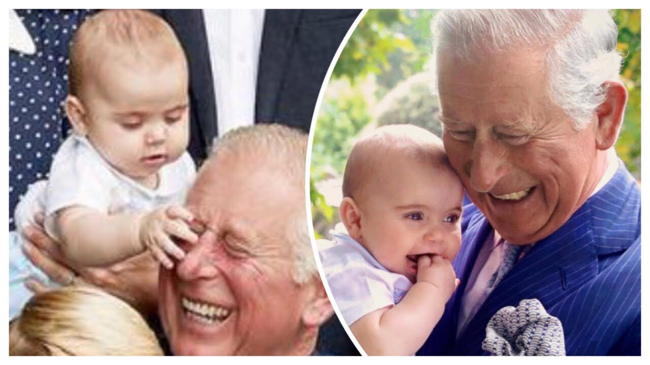 Adorable Prince Louis Grabs Grandfather Prince Charles&#39;s Nose! - Four NEW Photographs! - YouTube