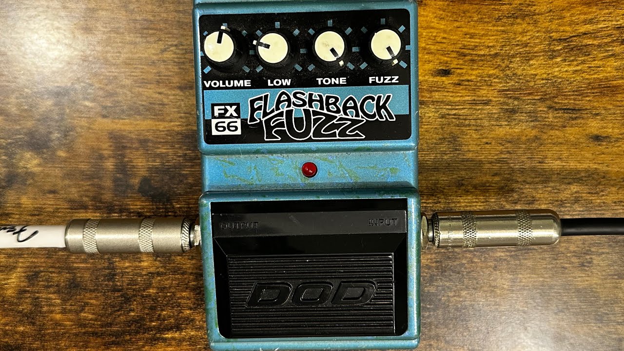 エレキチェロによるエフェクター検証Vol.13 DOD「FLASHBACK FUZZ FX66