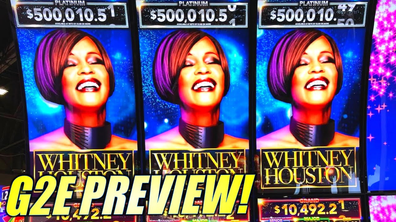 NEW WHITNEY HOUSTON SLOT! NEW SLOT GAMES FROM IGT (GLOBAL GAMING EXPO