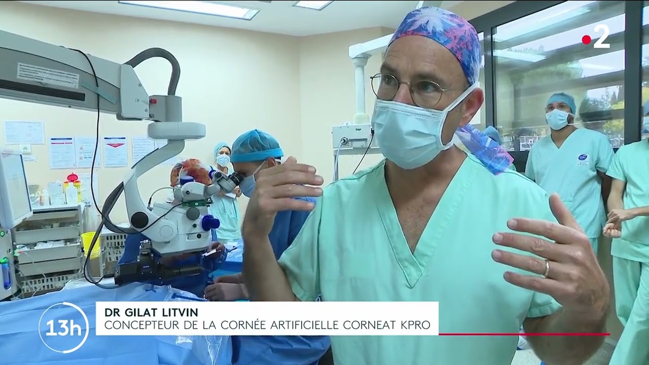 Premier essai clinique chez l'homme d'une cornée artificielle - CHU Montpellier