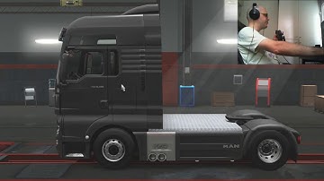 European Truck Sim 2 with Steelseries SRW-S1 Steering Wheel!!