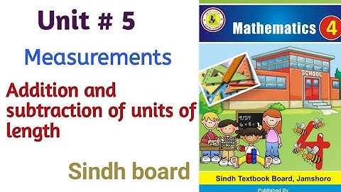 Math class 4📚|| Unit 5 Measurements📖|| addition and subtraction of units of length✍️||