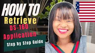 How To Quickly Recover Your  DS-160 Application | Step by Step Guide 2026