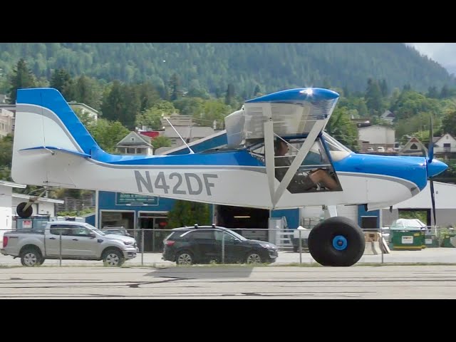 Cessna 185 , Kitfox LSA, Rans S-7 Courier | Landing at CZNL - YouTube