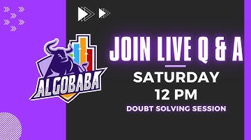 Q & A session with Algobaba Stoxxo (Hindi & English)