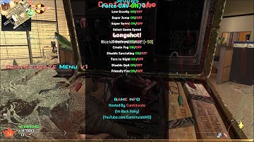 MW2 Mod Menu Test Update!