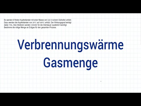 Video: So Bestimmen Sie Die Verbrennungswärme