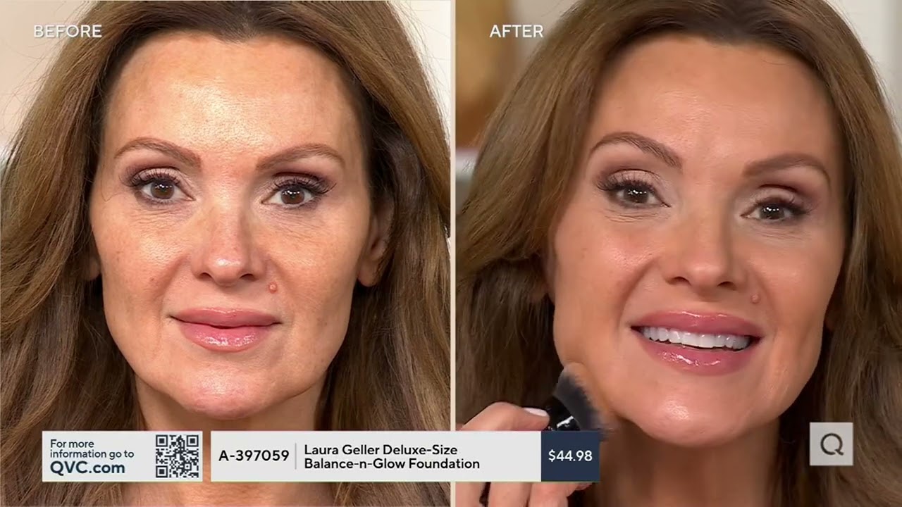 Laura Geller Deluxe-Size Balance-n-Glow Foundation on QVC