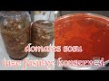 DOMATES SOSLARINA DOYAMAYAN BİZ 🍅 KIŞLIK TAZE FASULYE KONSERVESİ HAZIRLAMA 💯 GÜNLÜK VLOG