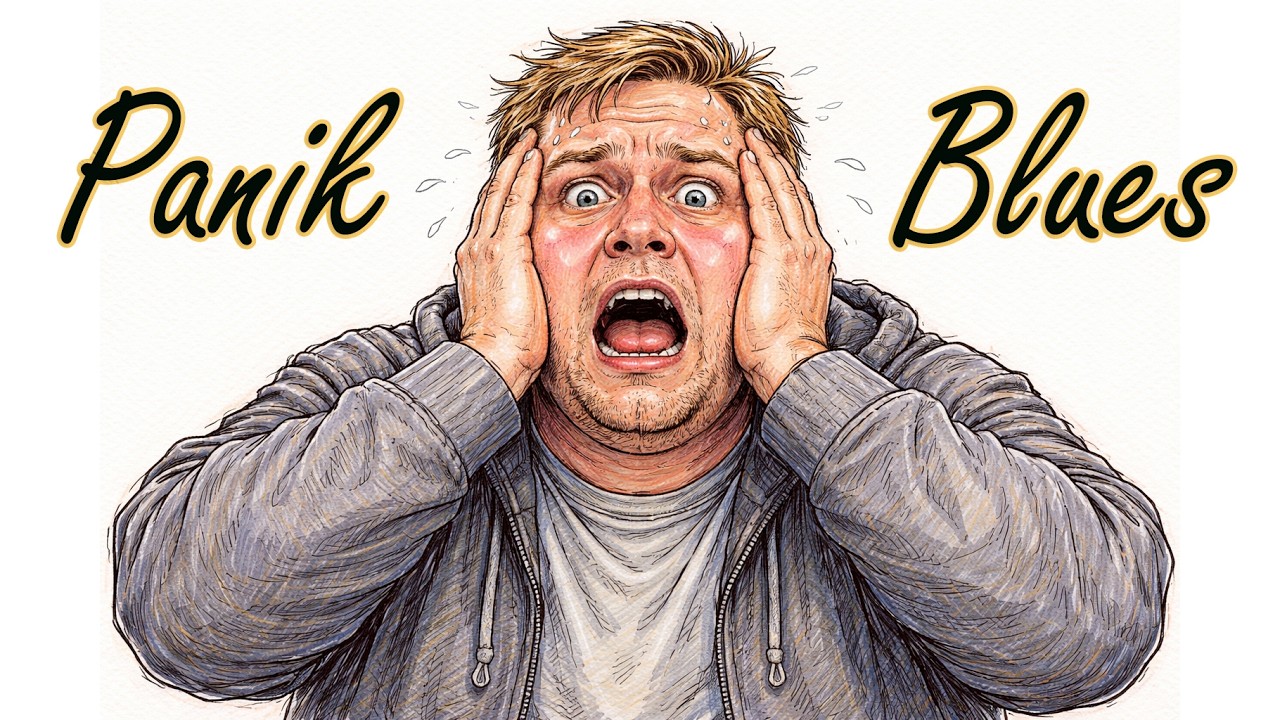 Gnällgubbar Blues Band - Panik Blues - Sång om en man som blir lämnad av sin tjej, av god anledning