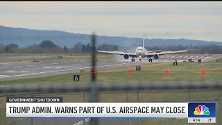 ‘Mass chaos' in the sky is possible, Trump officials warn