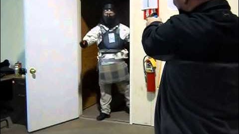 Edge Light for Less Lethal Training Shot Confirmation