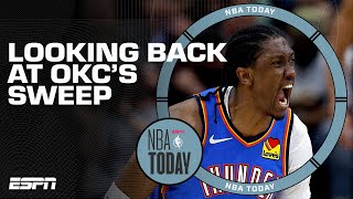 Oklahoma City Thunder receive warm welcome after sweeping Pelicans in first round | NBA Today