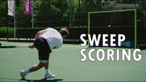 Scoring technique The Sweep | HertzbergerTV | Field Hockey tutorial