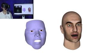 Real time 3D Face Reconstruction and Gaze Tracking for Virtual Reality