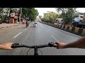 Cycling from bandra west  to juhu beach via s v road santracruz juhu tara  road mumbai india
