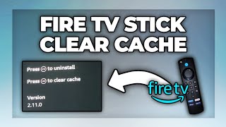 Fire TV Stick how to clear cache - Tutorial