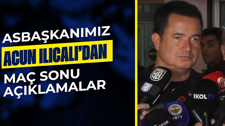 Asbaşkanımız Acun Ilıcalı'nın Maç Sonu Açıklamaları | Fenerbahçe 3-1 Kasımpaşa