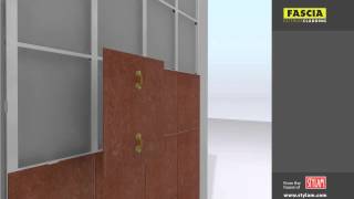 Fascia Exterior Cladding Installation with rivets