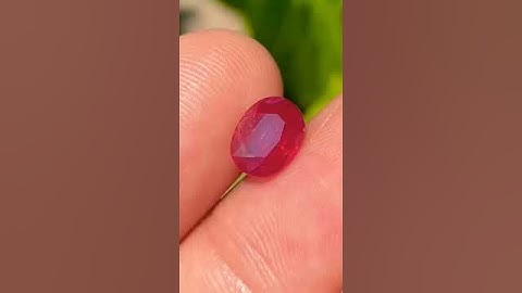 Ruby Fanxet Yên Bái màu đẹp cắt giác sáng #gem #gemstone #ruby #sapphire #love