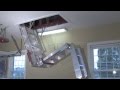 Precision Ladders Automatic Super Simplex-Wireless Disappearing Attic Stairs