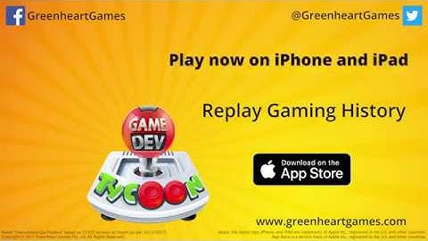 Game Dev Tycoon Mobile Launch [iPhone, iPad]