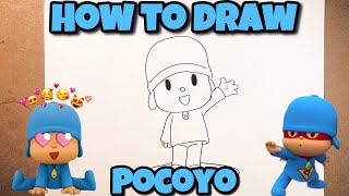 HOW TO DRAW POCOYO | POCOYO | Easy Step-by-Step Tutorial | FOR KIDS