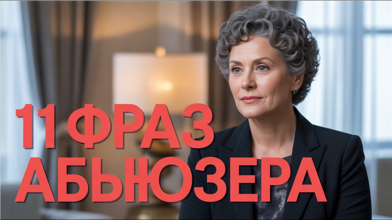 11 Секретных ФРАЗ, которыми абьюзер РАЗРУШАЕТ вашу психику и здоровье.