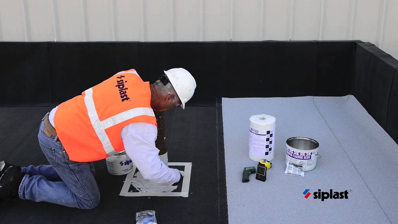 Siplast Parapro Flashing Application 6. Apply Parapro Flashing. YouTube