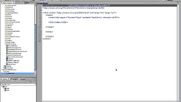 Web Scripting 01: Creating your first project in Aptana.mp4