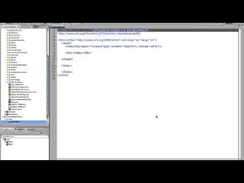 Web Scripting 01: Creating your first project in Aptana.mp4