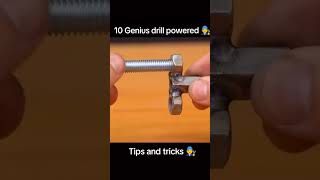 10 Genius drill powered 🧑‍🔧 #craft #idea #tips #tools #tricks #machine