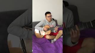 Video thumbnail of "ЛУЧШИЙ cover | Дениздеги жалгыз калган кайык сымал на гитаре | Акжолтой Канатбек уулу"