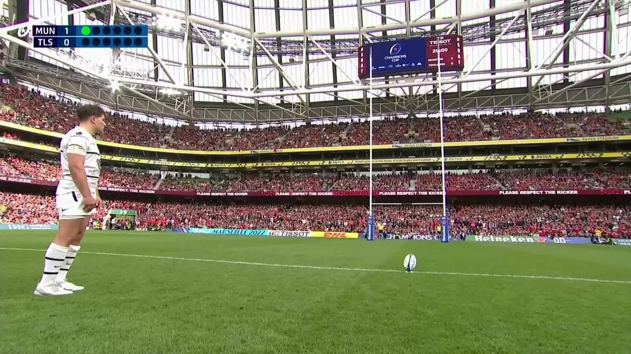 Historic Place progress Semi-finals to - YouTube drama Stade Kicking Toulousain in Competition! the the most