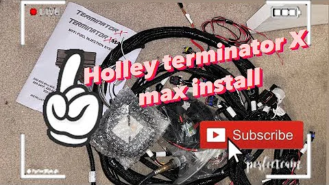 Holley Terminator X Max install PART#1