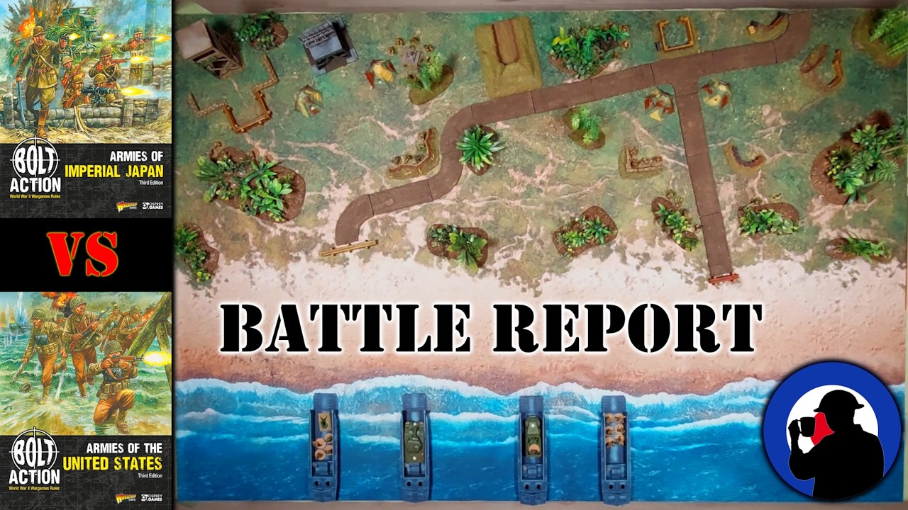 NEW Japan vs USA | Bolt Action Battle Report