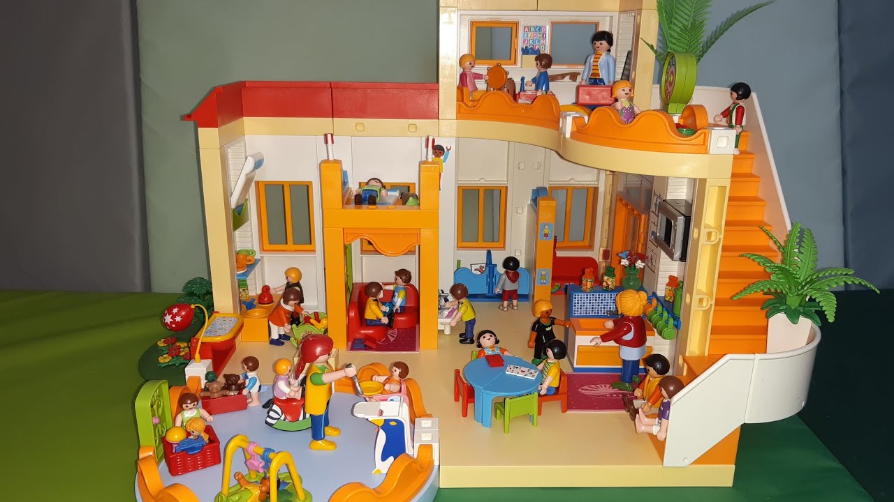 Vidéo mise en place de ma Crèche/Garderie pour enfants/bébé- Playmobil en  Français 