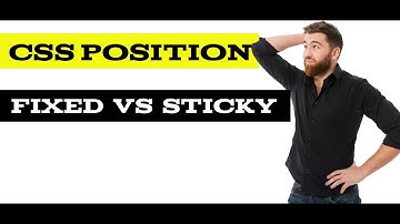 Difference between Position Sticky and Position Fixed | Learn with Guru