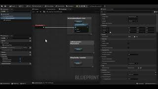 UE Physics Constraint Component 004 add physics constraint component