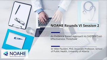 An Evidence Based Approach to CADTH’s Cost-Effectiveness Threshold