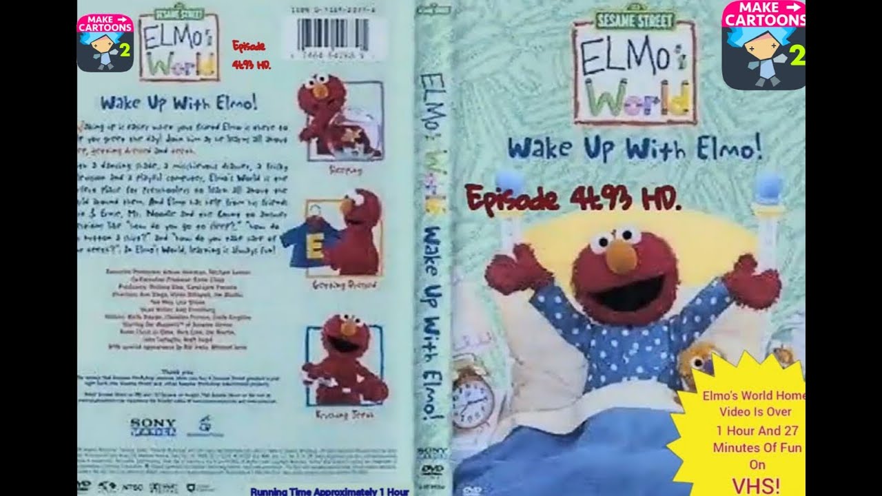 Vhs Sesame Street Elmos World Wake Up With Elmo Vhs | My XXX Hot Girl