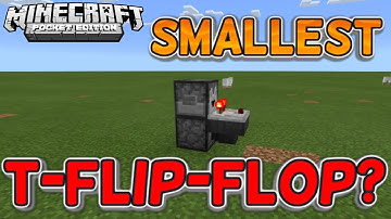 Minecraft PE SMALLEST T-Flip-Flop [Tutorial] (0.16.2)