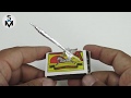 Mini rockets from matches and aluminum foil