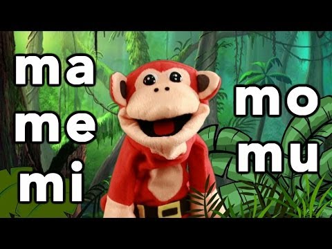 Sílabas ma me mi mo mu - El Mono Sílabo - Videos Infantiles - Educación para Niños #