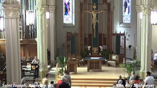 Saturday, June 20th, 2026 4:00 Mass St. Joseph Parish, Appleton WI