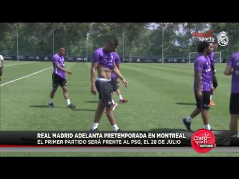 Real Madrid continúa su pretremporada en Montreal sin el colombiano James Rodríguez