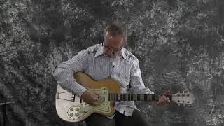1957 Silvertone Kay made Thin Twin Neck reset Pro Setup