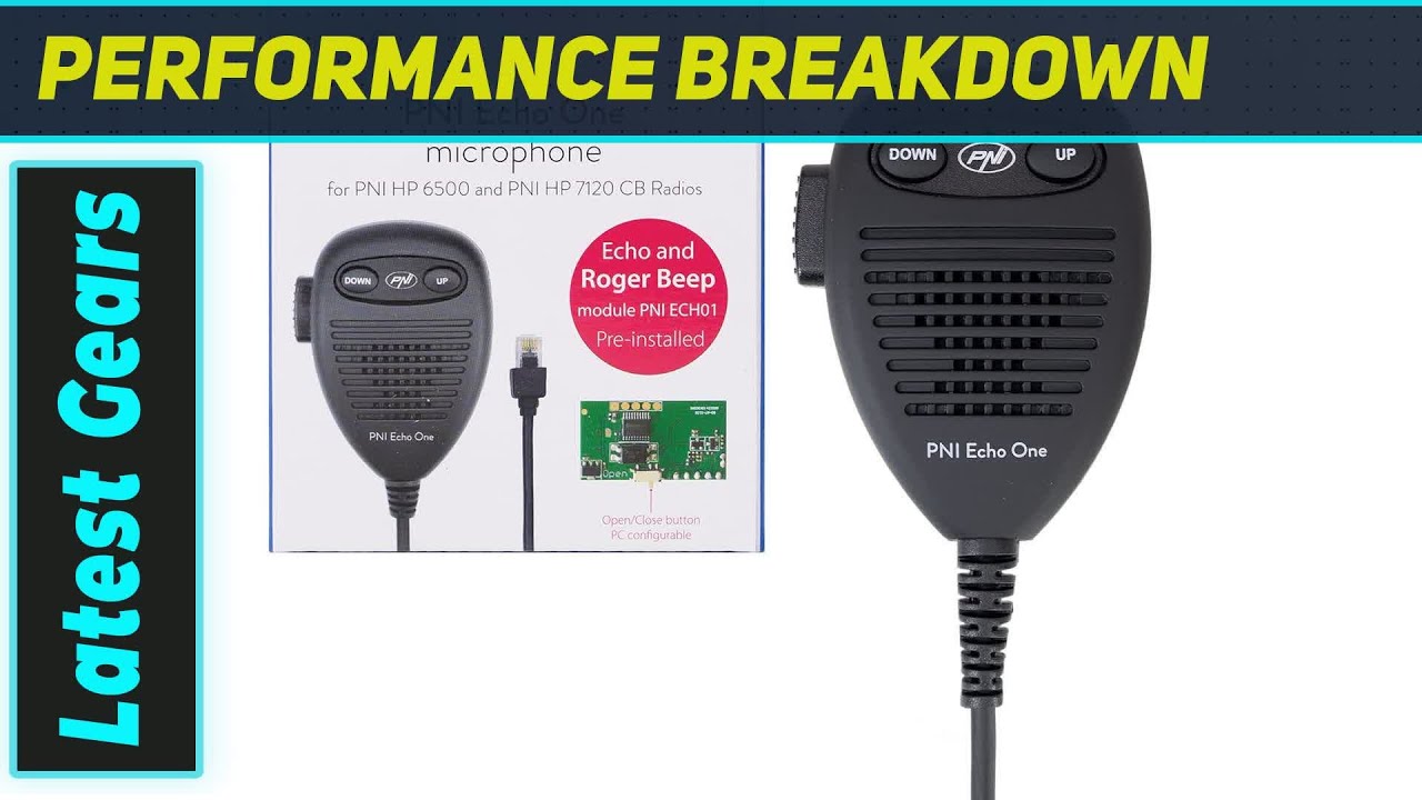 PNI Echo One Microphone 6500 7120: The Ultimate CB Audio Upgrade!