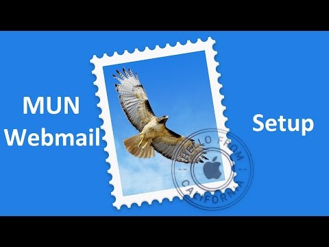 How to add MUN Webmail account to MacMail